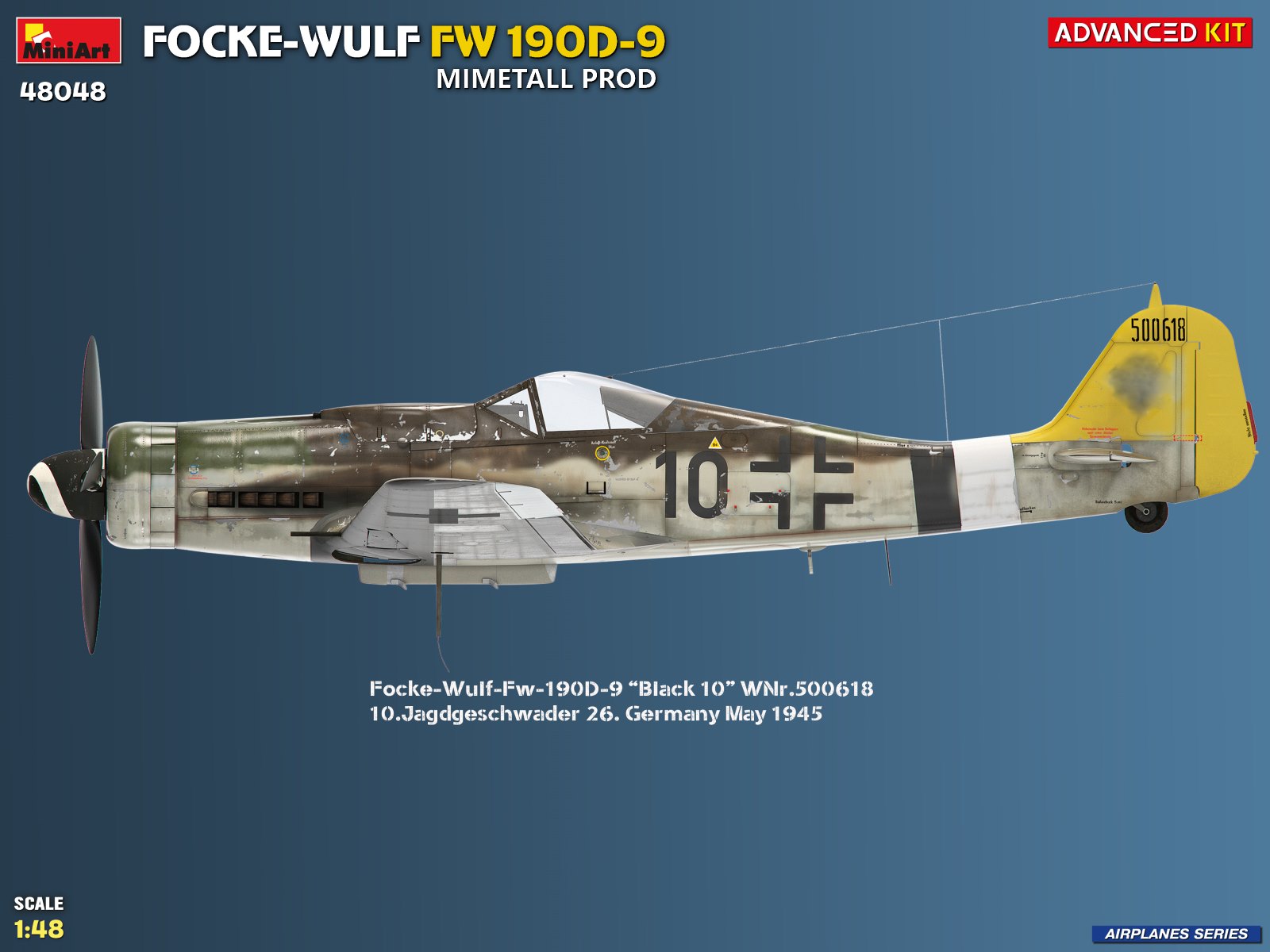 1/48 Focke-Wulf Fw 190D-9. Mimetall Prod. Advanced Kit - obrázek 2