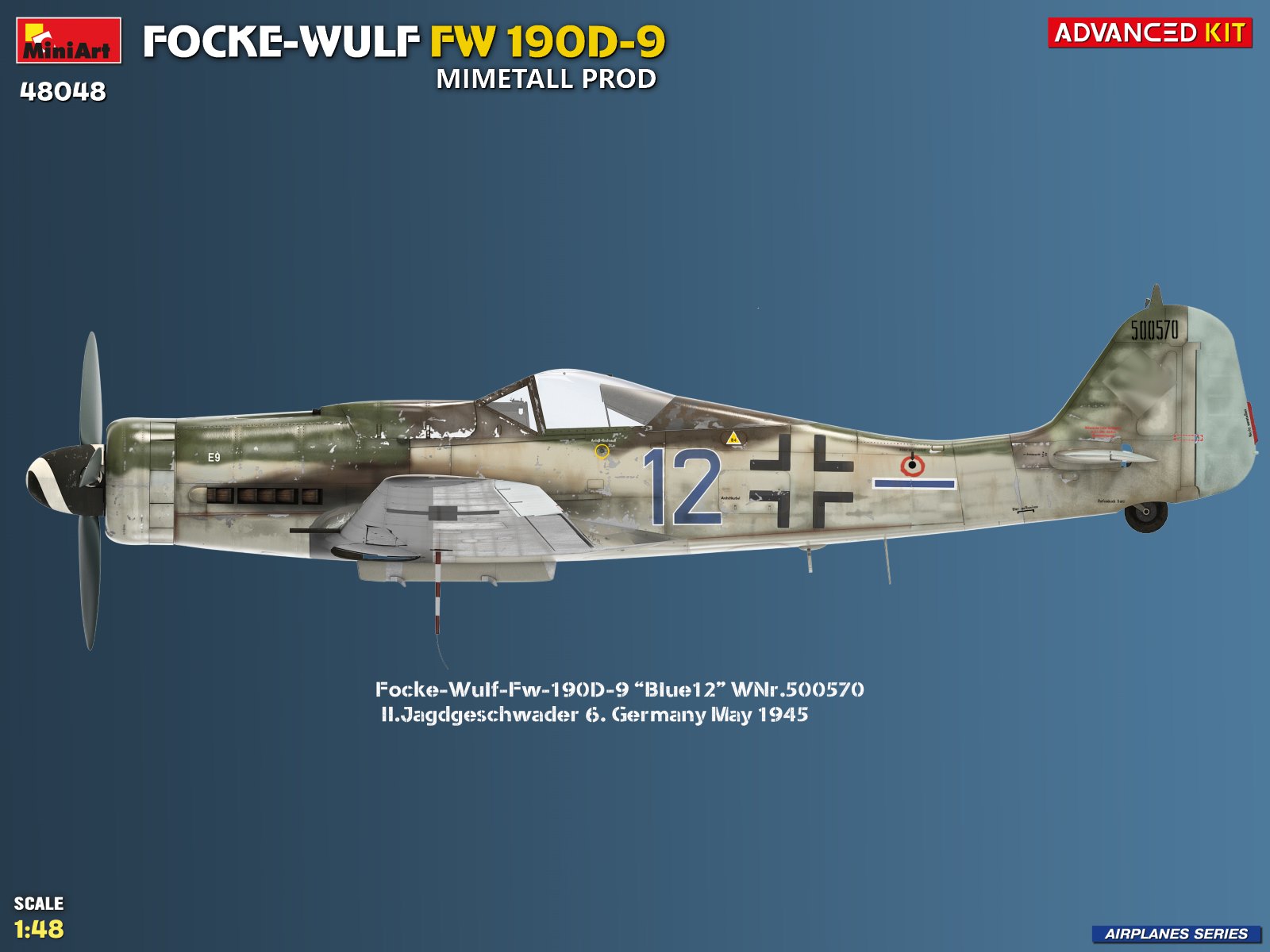 1/48 Focke-Wulf Fw 190D-9. Mimetall Prod. Advanced Kit