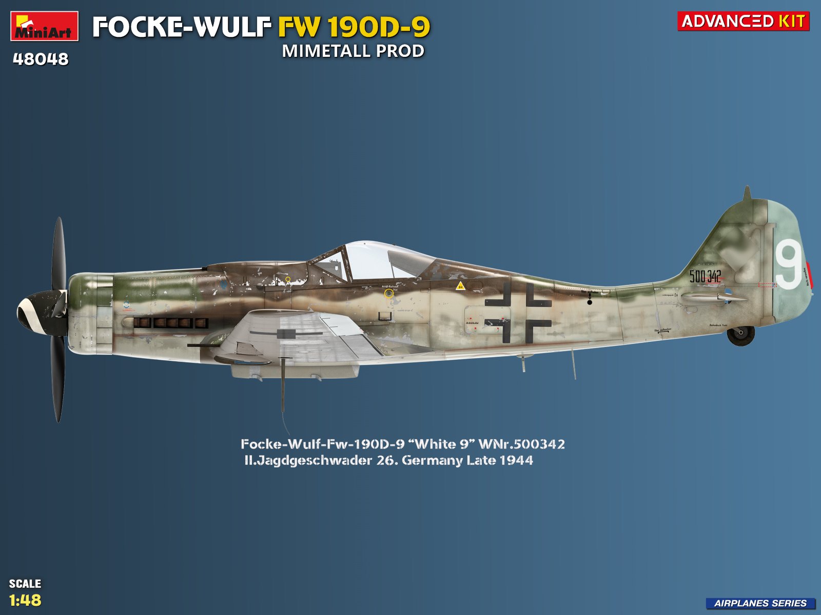 1/48 Focke-Wulf Fw 190D-9. Mimetall Prod. Advanced Kit - obrázek 3